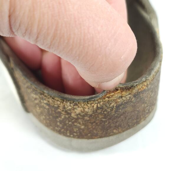 Birkenstock Men's Boston EU43 US10 White Leather Closed Toe Mules Clogs - Picture 11 of 16